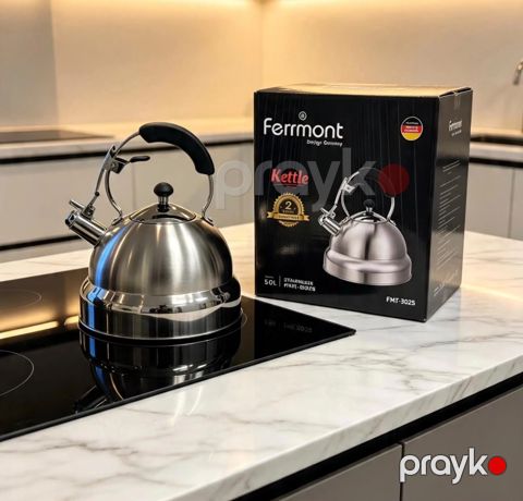 Çaydan Ferrmont SU-LI0297 FMT3025, 5000 ml, paslanmayan polad, gümüşü — Bakı