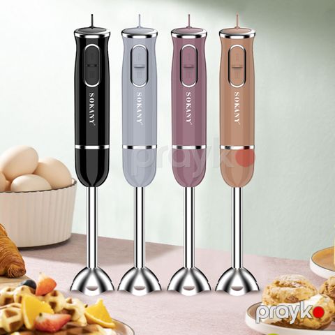 Sokany Metbex Blenderi 300 Wat Gücə Məxsus 2 Qarışdırma Sürətli Davamlı Paslanmayan Polad Bıçaq SK-1722 — Bakı