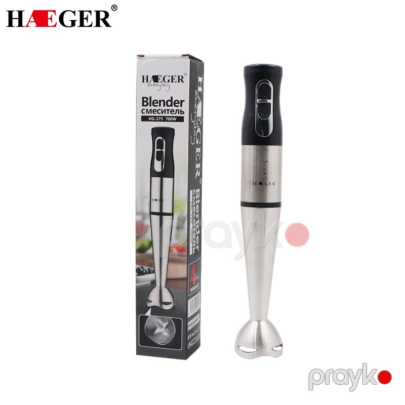 Çoxfunksiyalı Heager Əl Blenderi 700W Gücə Məxsus Paslanmaz Polad Mətbəx Blenderi 2 Sürət Ayarlı Kokteyl Blenderi — Blenderlər, xırdalayanlar və mikserlər, Bakı (6)