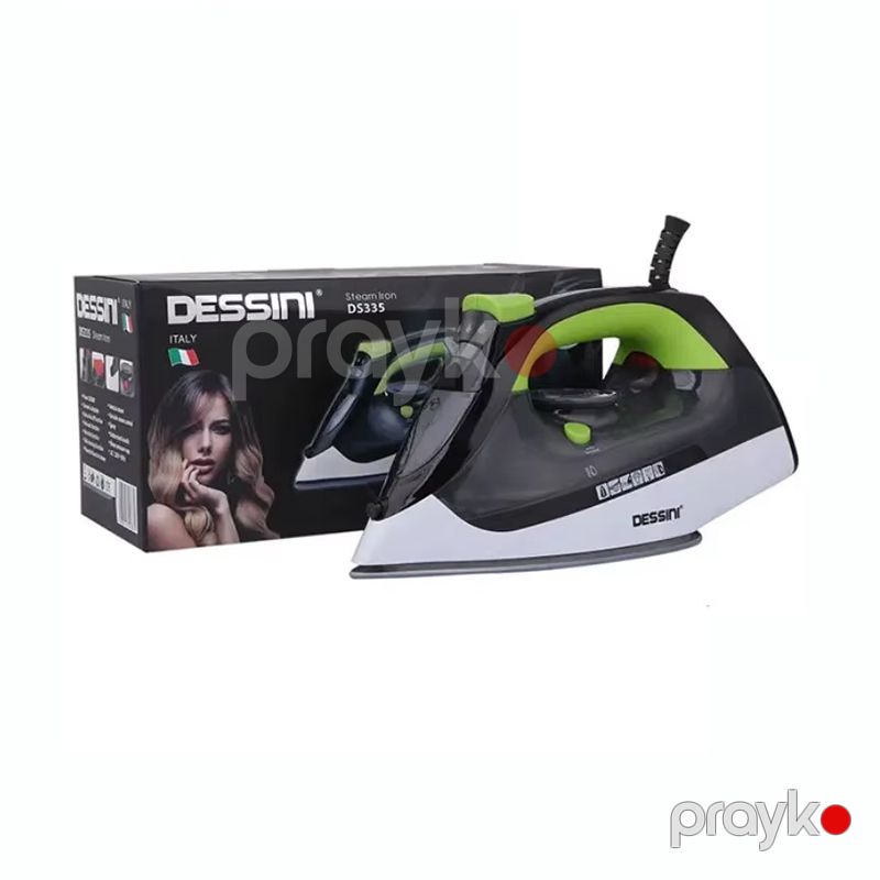 Dessini DS-335 Professional Buxarlı Ütü Keramika Altlıqlı Buxarlı Ütü 2600W — Ev texnikası, Bakı (6)