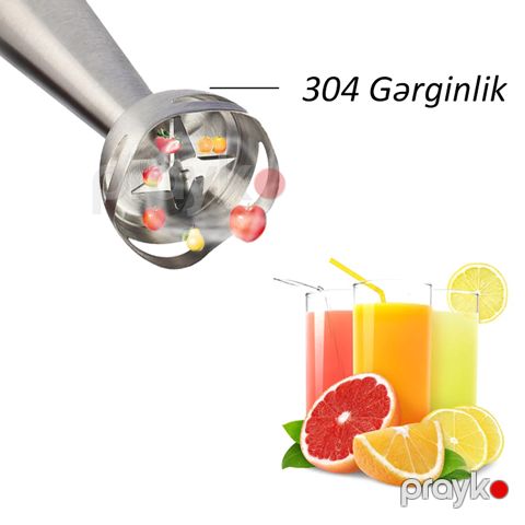 Çoxfunksiyalı Haeger Əl Mətbəx Blenderi Yumurta Tort Mikseri Elektrikli Mikser Mətbəx Aləti — Bakı