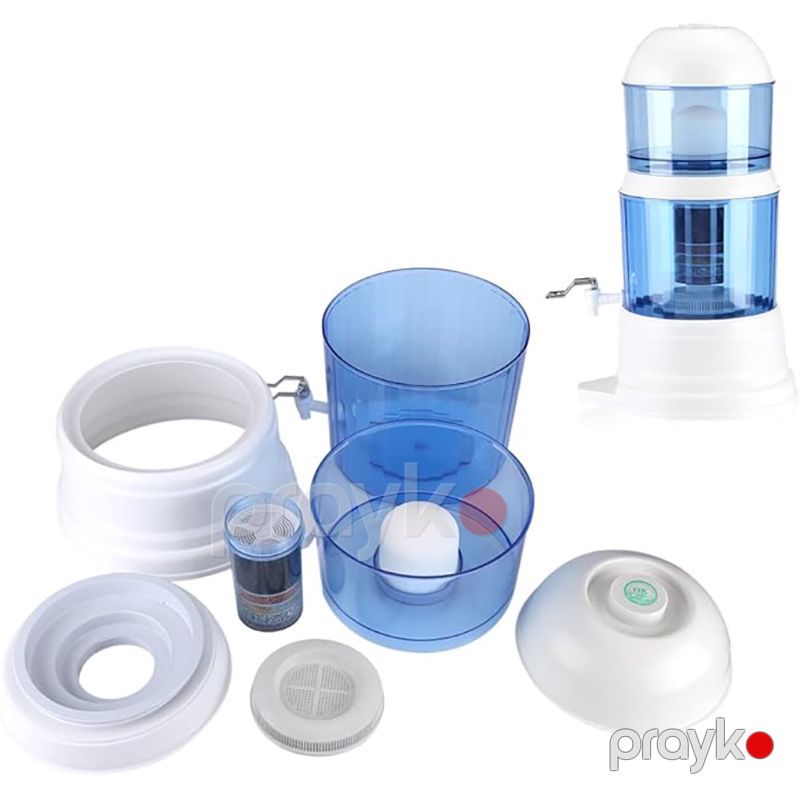 16L Su Filtri Su Təmizləyicisi Seramik Karbon Mineral Təmizləyici Filtr Dispenser Filtrasiya Sistemi — Termos və termoş, Bakı (3)