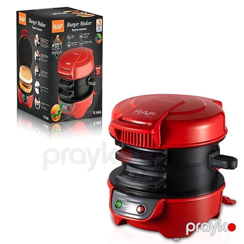 RAF R.666 Çoxfunksiyalı Elektrikli Toster Sandvic Burger Hazırlayan Toster 600W Yumurta Burger Hazirlayıcı Mini Toster — Toster və vaflyasıcı, Bakı (7)