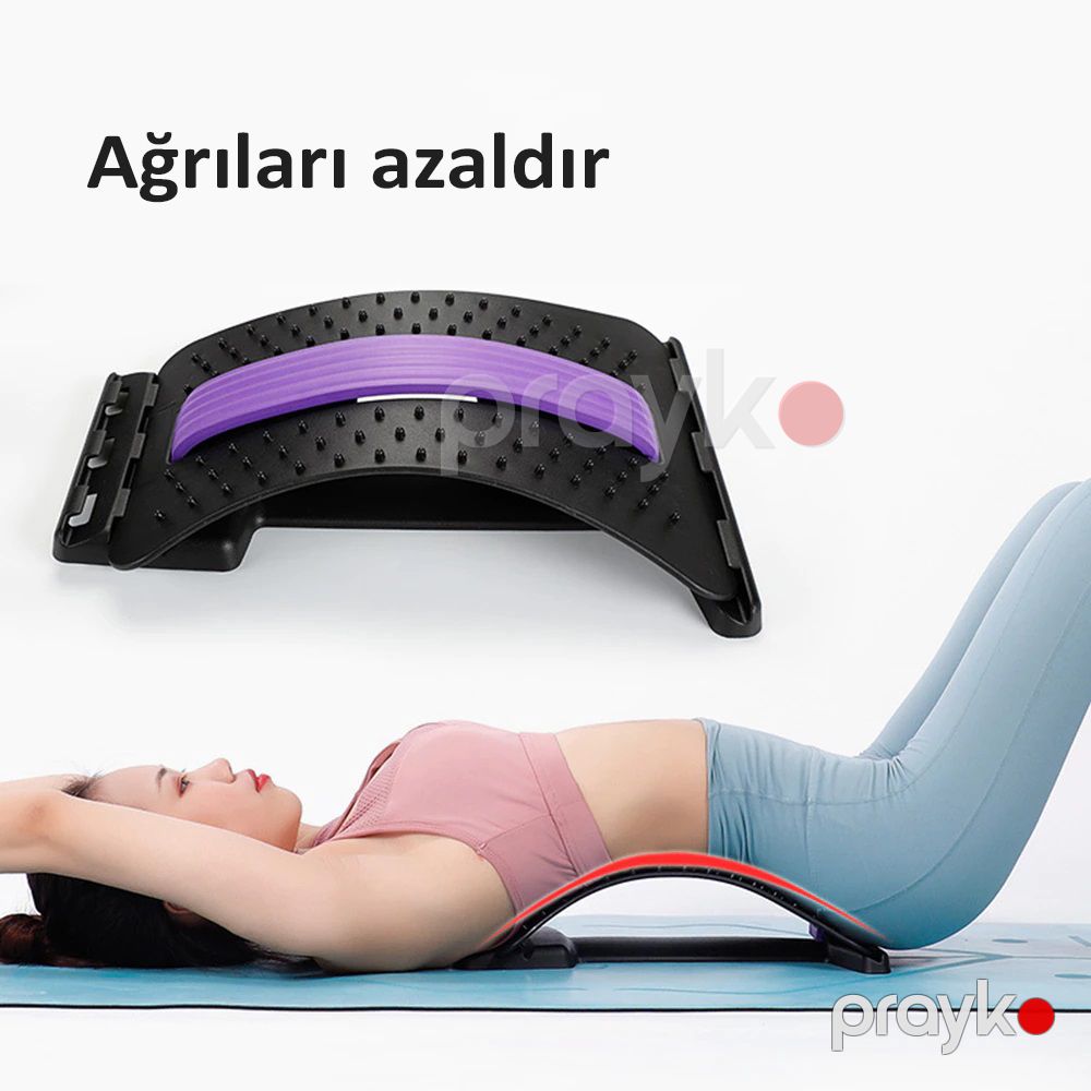 Bel Stretch Cihazı Aşağı Bel Ağrısı Relyef Cihazı Onurğa Arxa Akupunktur Masaj lövhəsi — Masaj aparatları, Bakı (7)