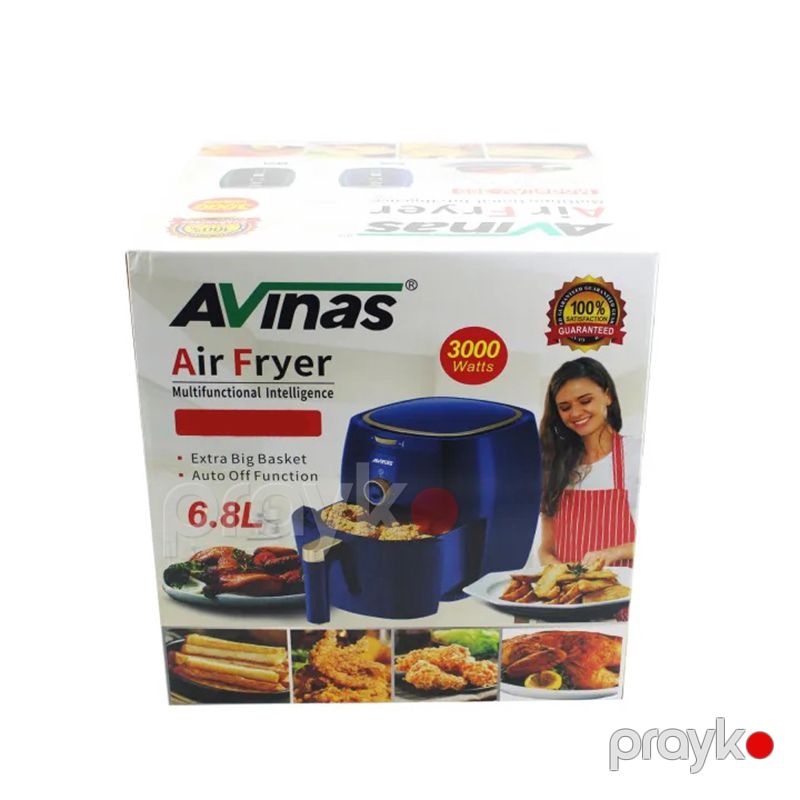 Avinas Çoxfunksiyalı Elektrikli Fritöz 6.8L Tutuma Sahib Unikal Sürətli Hava Texnologiyası 3000W Termostat Nəzarəti — Digər mətbəx texnikası, Bakı (7)
