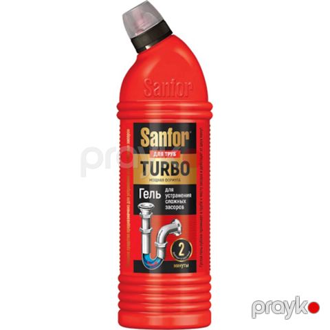 Boruların təmizlənməsi üçün vasitə Sanfor Turbo 1 l — Bakı
