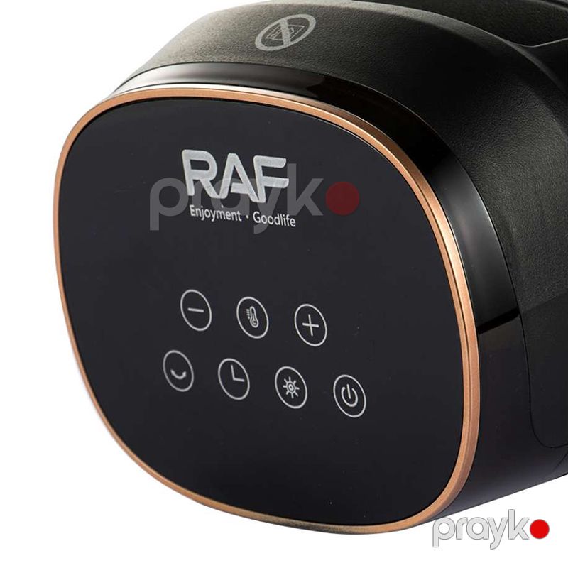 RAF Keramika R.1402 Fırlanan Qızdırıcı Pult və Taymer Idare etməli 2000 W Qara Qızdırıcı ventilyator — Isıtıcılar və isı ventilatorları, Bakı (3)