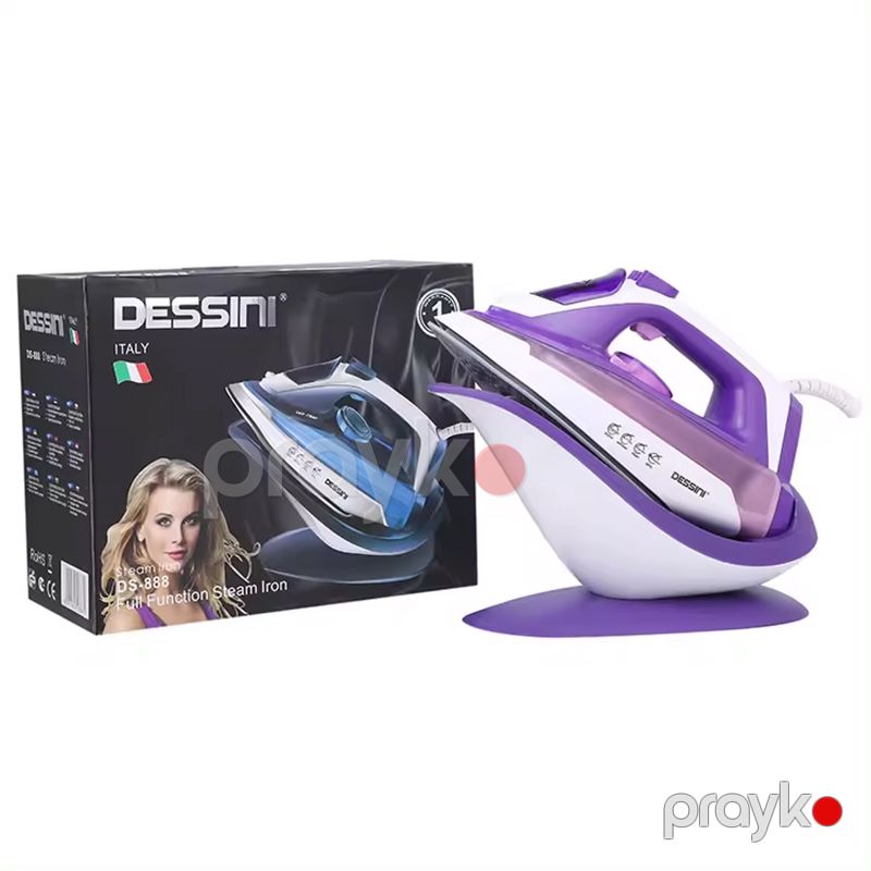 Dessını DS-888 Paslanmayan Polad Altlıqlı Buxarlı Ütü 2600W Gücündə Yüksək Keyfiyyətli Elektrikli Peşəkar Buxarlı Ütü — Ev texnikası, Bakı (5)