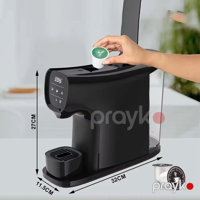 Wınnıng Star ST-9701 Çoxfunksiyalı Qəhvə Hazırlayan Elektrikli Yüksək Təzyiqli Espresso Maşını 1200W — Digər mətbəx texnikası, Bakı (4)