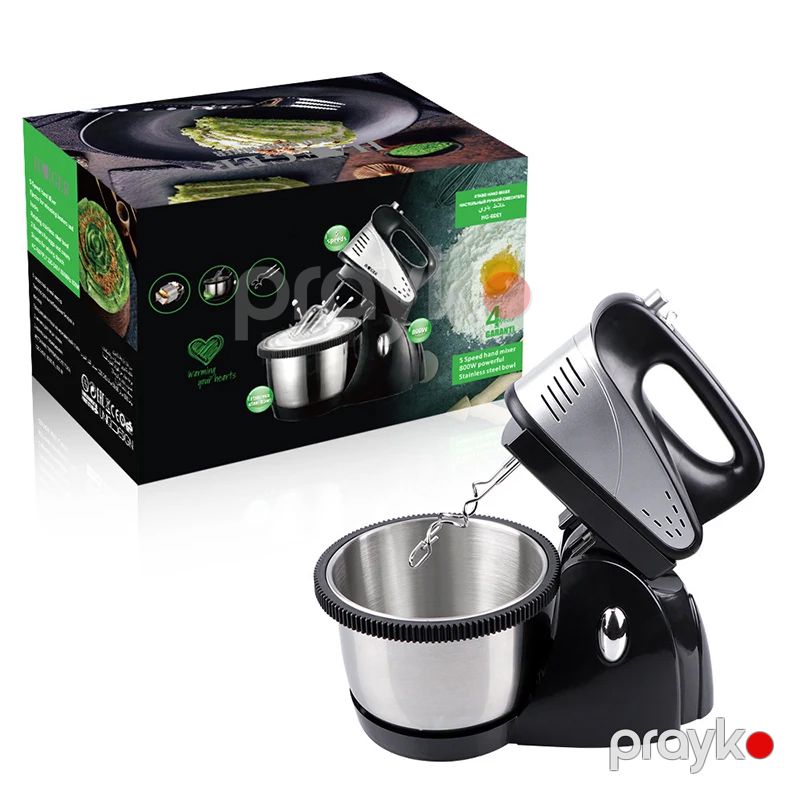 Haeger HG-6661 Çoxfunksiyalı 2-si 1 Arada Standlı Mikser Əl Mikseri Yumurta Çırpıcı Xəmir Yoğuran Mikser — Blenderlər, xırdalayanlar və mikserlər, Bakı (6)