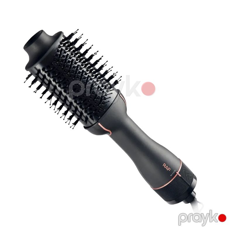RAF 3-də 1 Arada Saç Qurutma Feni 3 Temperatur Parametri Saç Düzləşdirici Daraq 1200W Gücündə Professional Hava Feni R.411G — Fən, Bakı (6)
