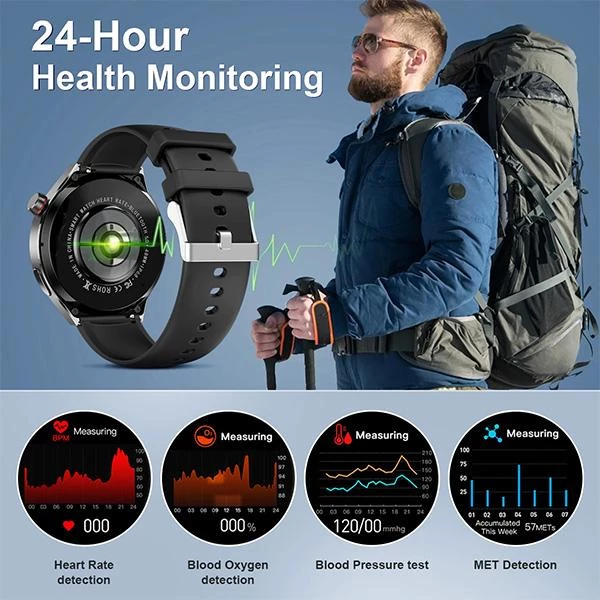 Smart Watch GT4 Pro ağıllı saat — Elektronika, Bakı (6)