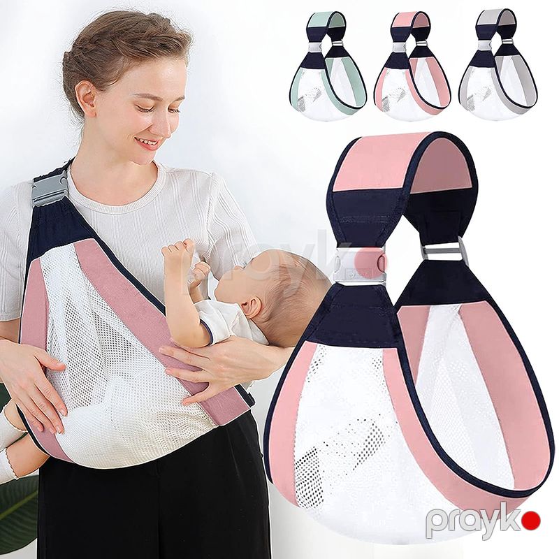 Drozıp Yeni Doğulmuş Körpə Uşaqlar Üçün Sling Örtüsü İkili İstifadəli Yumşaq Mesh Parça Körpə Daşıyıcı Sarğısı Yarım Bükülmüş Sling Beşik — Mallar, Bakı (3)