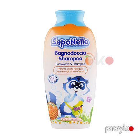 Şampun Felce Azzurra Saponello Bagnodoccia Albicocca, 400 ml — Bakı
