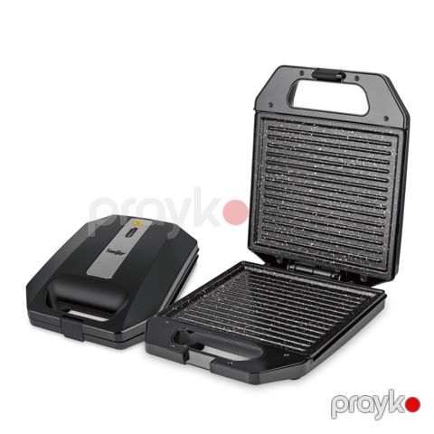Sonifer SF-6192 2025 - Toster, 1400w Güc, Yapışmayan Örtüklü Plitəli Elektrikli Qril Plitəsi Sendviç Hazırlayıcısı — Bakı