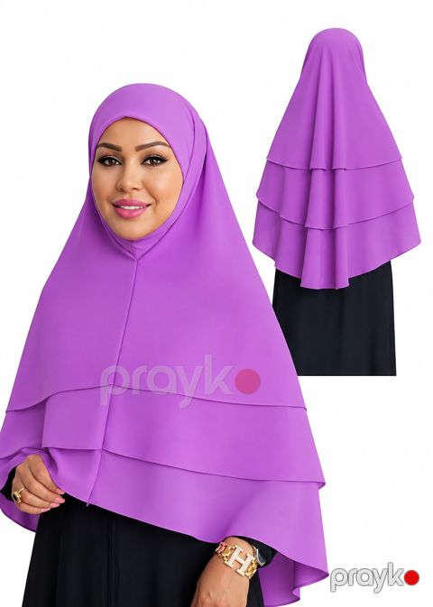 Hicab, şifon, bənövşəyi, One size — Bakı