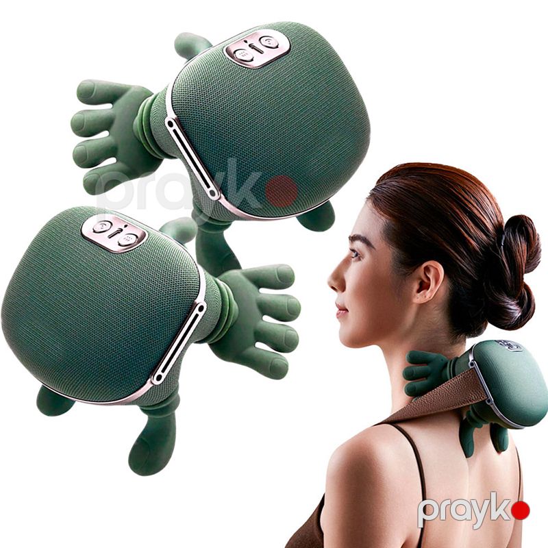 Boyun Masaj Aleti 2000mAh İnfraqırmızı isidici Shiatsu Ağıllı Boyun və Çiyin Masajçısı Elektrikli Masaj cihazı — Masaj aparatları, Bakı (2)