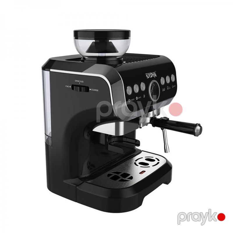 Wınnıng Star ST-9707 Çoxfunksiyalı Qəhvə Hazırlayan Elektrikli Yüksək Təzyiqli Espresso Maşını Kofe Üyüdücü İlə — Digər mətbəx texnikası, Bakı (7)