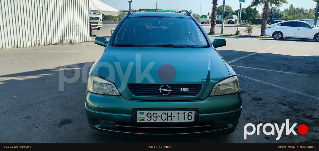 Opel Astra karvan (universal) – yaşıl rəng - Kuzov: universal, dam 99-CH-116 — Avtomobillər, Digah (7)