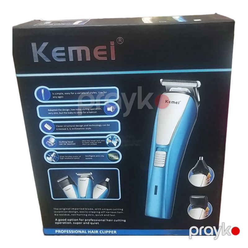Kemei KM-1411 Saç və Saqqal Kəsmək Üçün Trimmer Saç Kəsici Peşəkar Simsiz Saç və Saqqal Kəsici — Usturalar, trimmerler və epilyatorlar, Bakı (6)