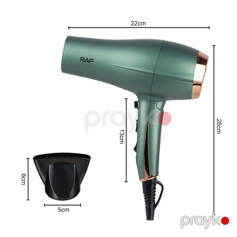 Yeni 2-Si 1 Arada RAF Peşəkar Saç Qurutma Feni 2200W Gücündə Salon İstifadəsi Üçün Uyğun Hava Feni 240 V — Fən, Bakı (6)