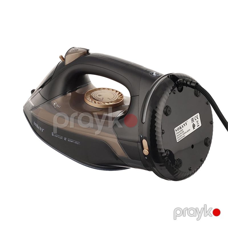 Sokany SK-286 Elektrikli Buxarlı Ütü Keramika Altlıqlı Buxarlı Ütü 2400W — Ev texnikası, Bakı (7)