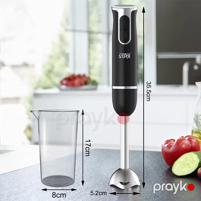 Wınnıng Star ST-5553 Çoxfunksiyalı Elektrikli Əl Blenderi 2 Sürətli Paslanmaz Polad Əl Blenderi — Blenderlər, xırdalayanlar və mikserlər, Bakı (4)