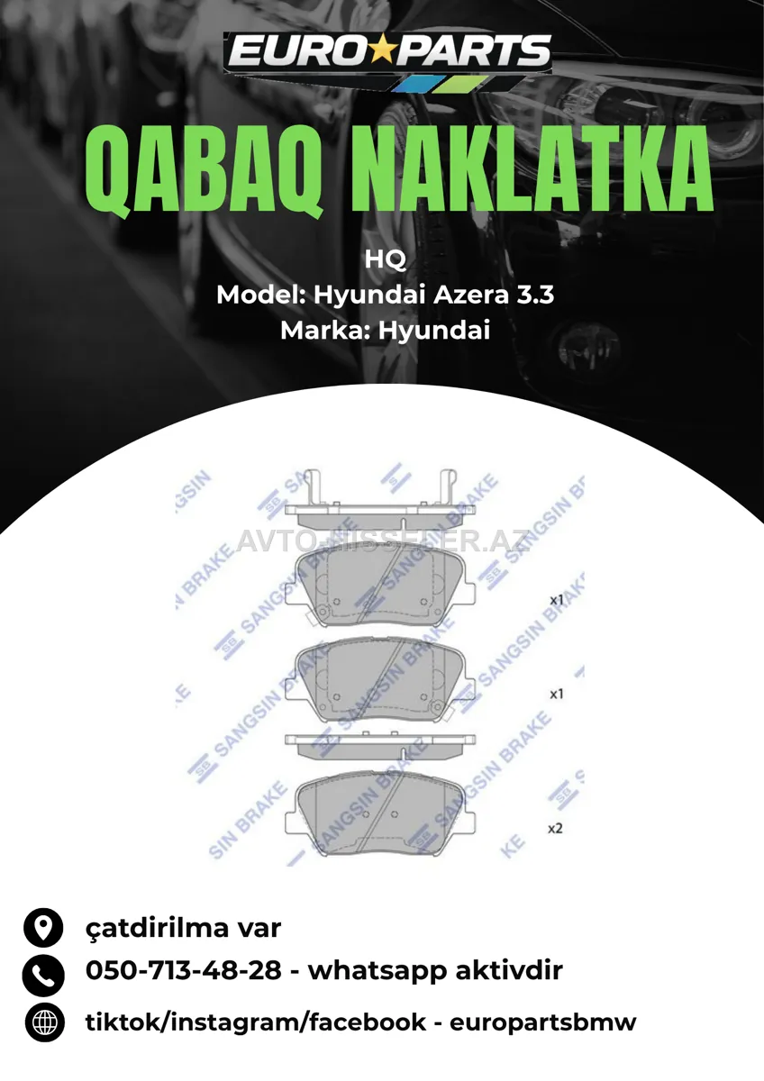 HQ Model: Hyundai Azera 3.3 Marka: Hyundai — Bakı