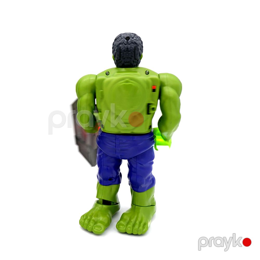 Hulk İşıqlı Səsli Super Qəhrəman Fırlanan Hərəkət Edən Oyuncaq Robot — Oyuncaqlar, Bakı (3)