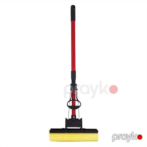 Ev Ofis Təmizliyi Üçün İki Tərəfli Döşəmə Paspası Qatlana Bilən Polad Tutacaqlı Döşəmə Silən Mop Pva — Bakı