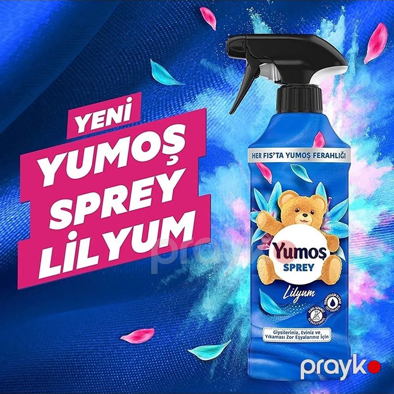 Yumoş Sprey Yıkaması Zor Eşyalar Için Lilyum 450 ml Yumoş Ev ve Tekstil Spreyi Lilyum Zor Eşyalar İçin 450 ml — Mallar, Bakı (2)