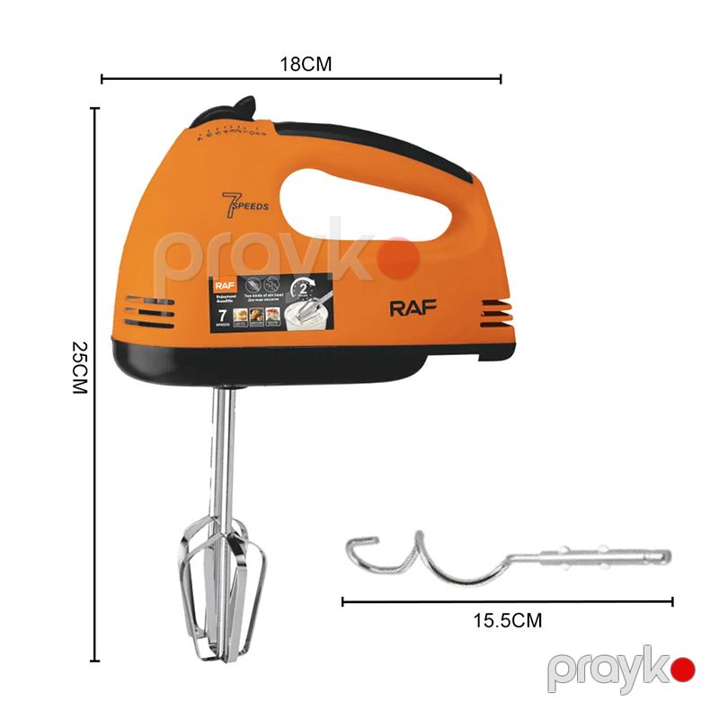 RAF Elektrikli Yumurta Çırpıcı Mikser Portativ Mini Əl Mikseri Mikser, yumurta çırpıcı, əl mikseri RAF R.6633 — Blenderlər, xırdalayanlar və mikserlər, Bakı (4)