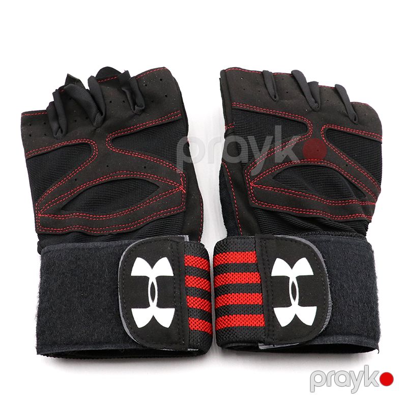 Under Armour 1 Cüt Məşq Əlcəyi Gözəl Dizaynlı Fitness İdman Ağır Atletika Əlcəkləri Bilək Bantlı Fitness əlcəkləri — İdman, hobi, istirahət, Bakı (2)