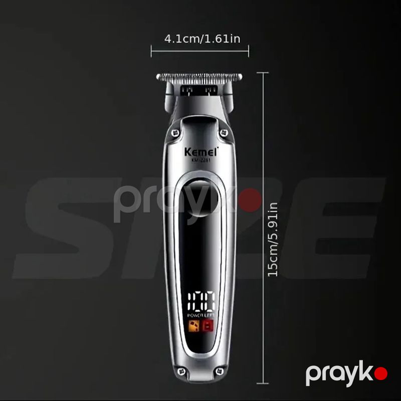 Kemei KM-2261 Saç Saqqal Təraş Maşını Yüksək Keyfiyyətli Professional Kişi Üçün Trimmer — Usturalar, trimmerler və epilyatorlar, Bakı (4)