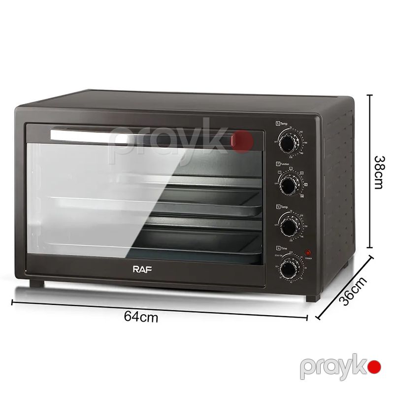 Elektrik Mətbəx Sobası Pizza, Tort, Çörək Üçün Çox Funksiyalı Peşəkar Soba Konveksiya Diskli 1600 Vt Gücündə Elektrikli Fırın — Soba və qrillər, Bakı (6)