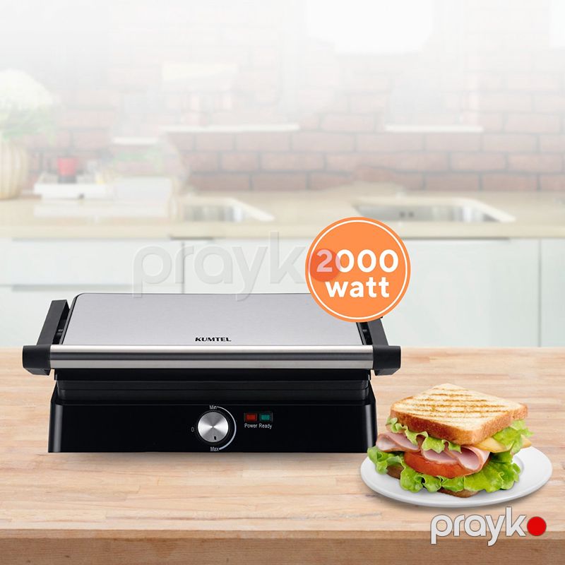 Kumtel TTM-03 Elektrikli Toster Sandviç Biftek Hazırlayıcı Toster — Toster və vaflyasıcı, Bakı (4)
