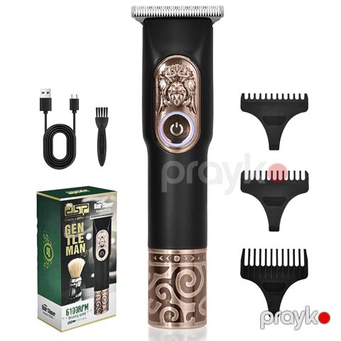 DSP Professional T9 Blade Bərbər Saç Təraş Maşını Yüksək Keyfiyyətli Kişi Saç Kəsmə Makinası Elektrikli USB Gold Saç Maşinkası — Bakı