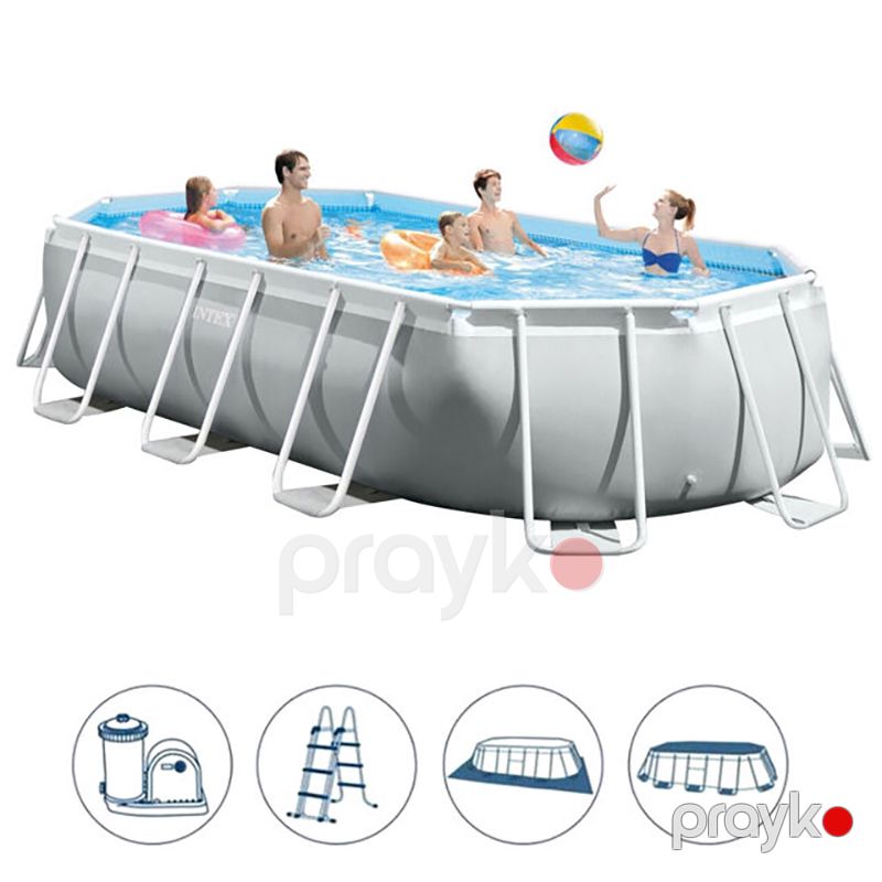 İntex 26798 Prism Frame Karkaslı Hovuz 610 305 122 sm — Hovuzlar, Bakı (2)
