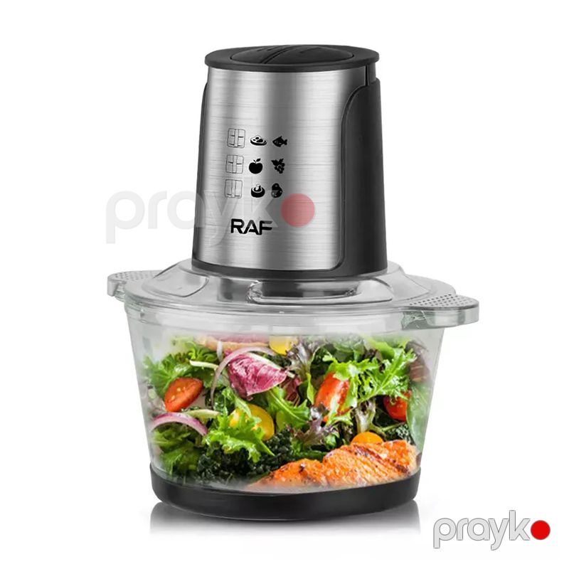 RAF R.7018 Protativ Elektrikli Blender Qida Tərəvəz Meyvə Doğrayıcısı 500W Gücə Məxsus Elektriikli Doğrayıcı 2L — Blenderlər, xırdalayanlar və mikserlər, Bakı (3)