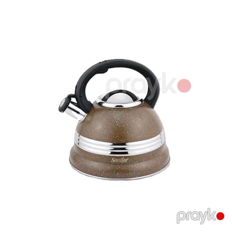 Sonifer SF-2508 Çaydan İstiliyədavamlı Tutacaqlı Paslanmaya Qarşı Fışıltı Yüksək Güclü Güclü Çaydan 3 л — Çaynikler və qəhvə qabları, Bakı (6)