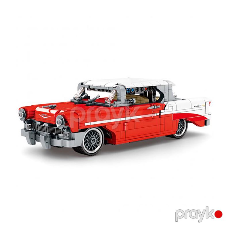 Technique Mexanik Mad Truck Lego Avtomobil Chevy Nostalgic Lego Avtomobil SY8450 Tikinti Blokları Lego Oyuncaqlar 814 blok — Oyuncaqlar, Bakı (3)