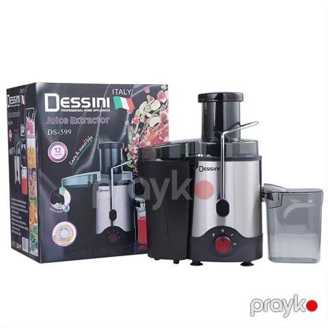 Dessini DS-599 Çoxfunksiyalı Elektrikli 2 Sürətli Şirəçəkən Yüksək Keyfiyyətli Paslanmayan Polad Şirəçəkən — Bakı