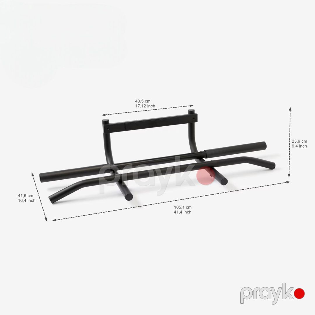 Qapı arası turnik Decathlon Domyos 8938852, polad, qara — Mallar, Bakı (2)