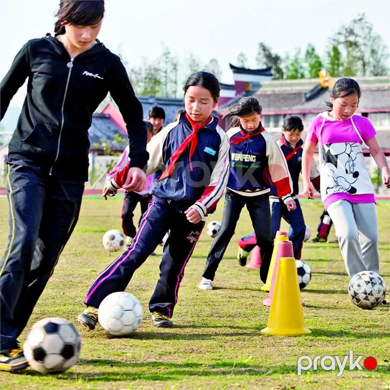 23 sm Kvadrat Formalı İdman Konusları Futbolu Təlim Markeri Qırmızı Sarı Mavi Yaşıl 1pc — İdman, hobi, istirahət, Bakı (4)