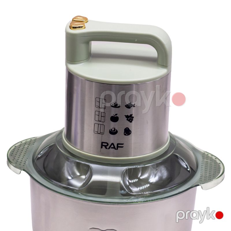 Raf R.7733 Doğrayıcı Prosessor 500W 2 Sürətli 5 Litr Doğrayıcı Paslanmayan Polad Yaşıl Doğrayıcı — Blenderlər, xırdalayanlar və mikserlər, Bakı (5)