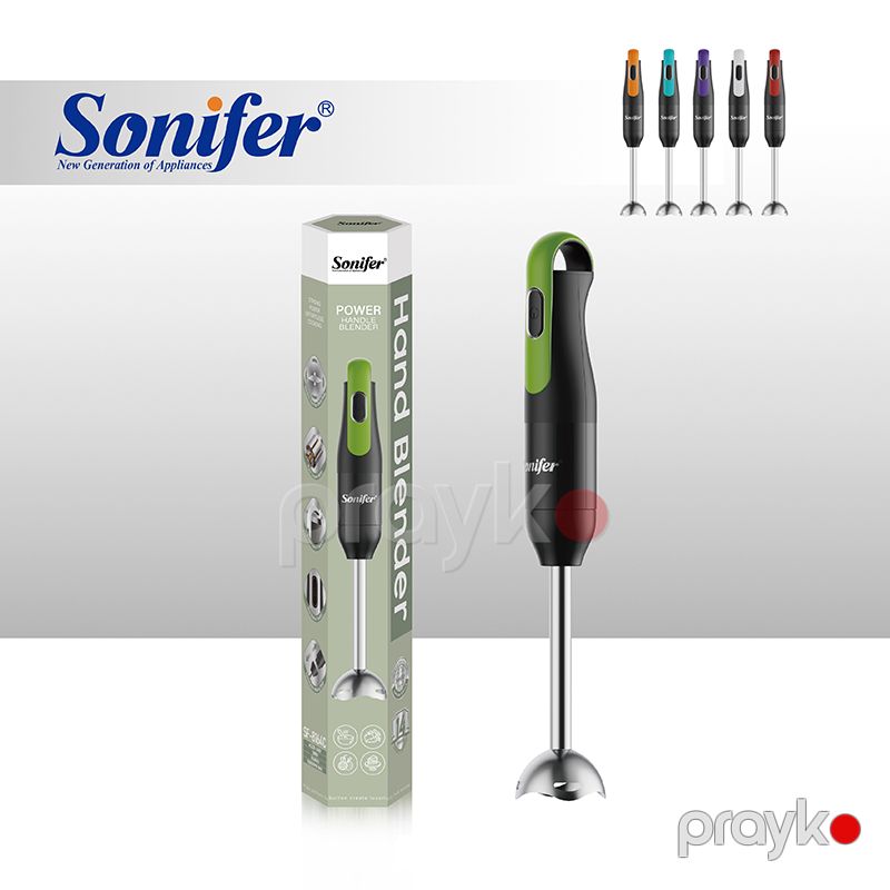 Sonifer SF-8165 3-ü 1-də Əl Blenderi Müxtəlif Rəng Seçimləri İlə Paslanmayan Polad Bıçaqlı Elektrikli Blender — Blenderlər, xırdalayanlar və mikserlər, Bakı (4)