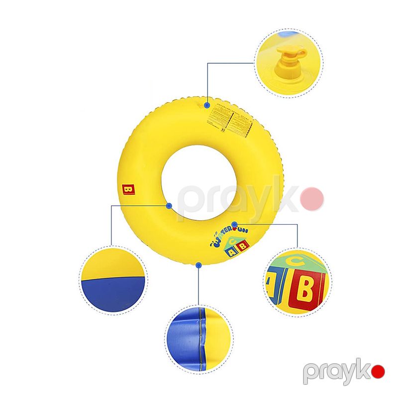 Üşaqlar üçün Water Fun Şişmə Üzgüçülük Şarı Sarı Rengli Can Simidi — İdman, hobi, istirahət, Bakı (3)