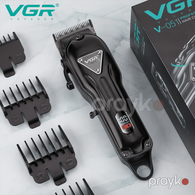 VGR V-051- Trimmer, Saç Kəsici Maşın, Şarj Edilə Bilən Professional Saç Kəsici — Usturalar, trimmerler və epilyatorlar, Bakı (5)
