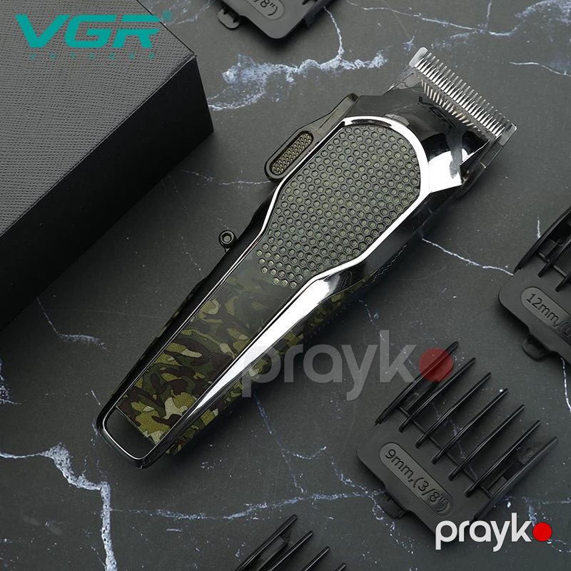 VGR Professional Saç Kəsmə Makası Kişilər Üçün Elektrikli Rəqəmsal Saç Düzəldici Trimmer 150dq İş Vaxtı — Usturalar, trimmerler və epilyatorlar, Bakı (5)