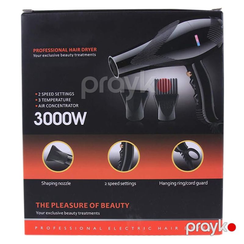Yüksək Güclü Professional Salon Saç Qurutma Feni Mənfi İon Texnalogiyası 3000W Gücündə PROBabylisscoco Hava Feni — Fən, Bakı (6)